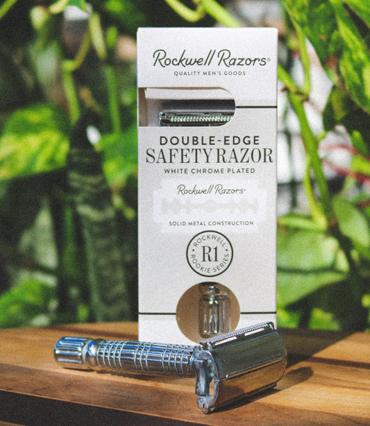 Rockwell Safety Razor (White Chrome)