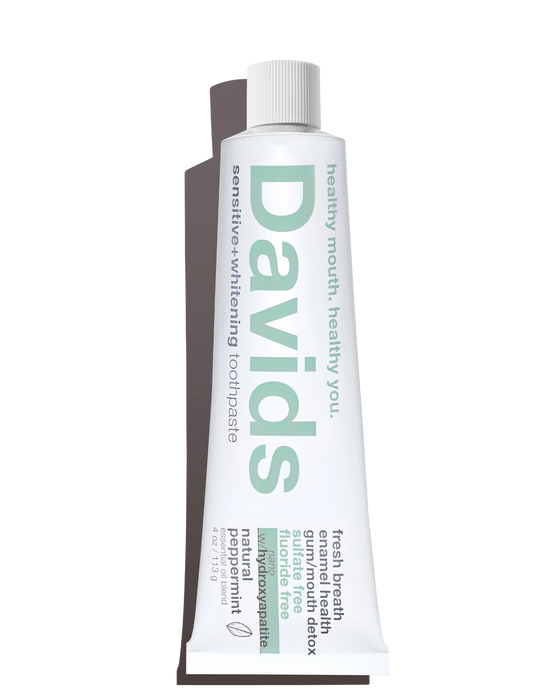 Davids Sensitive+Whitening Nano-Hydroxyapatite Premium Toothpaste / Peppermint