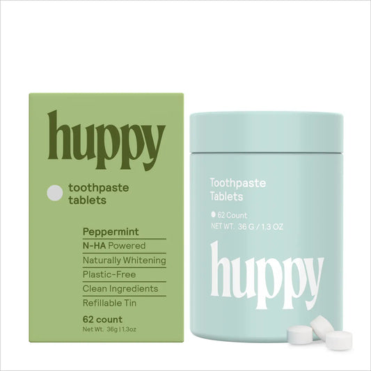 Huppy Fluoride-Free Toothpaste Tablets